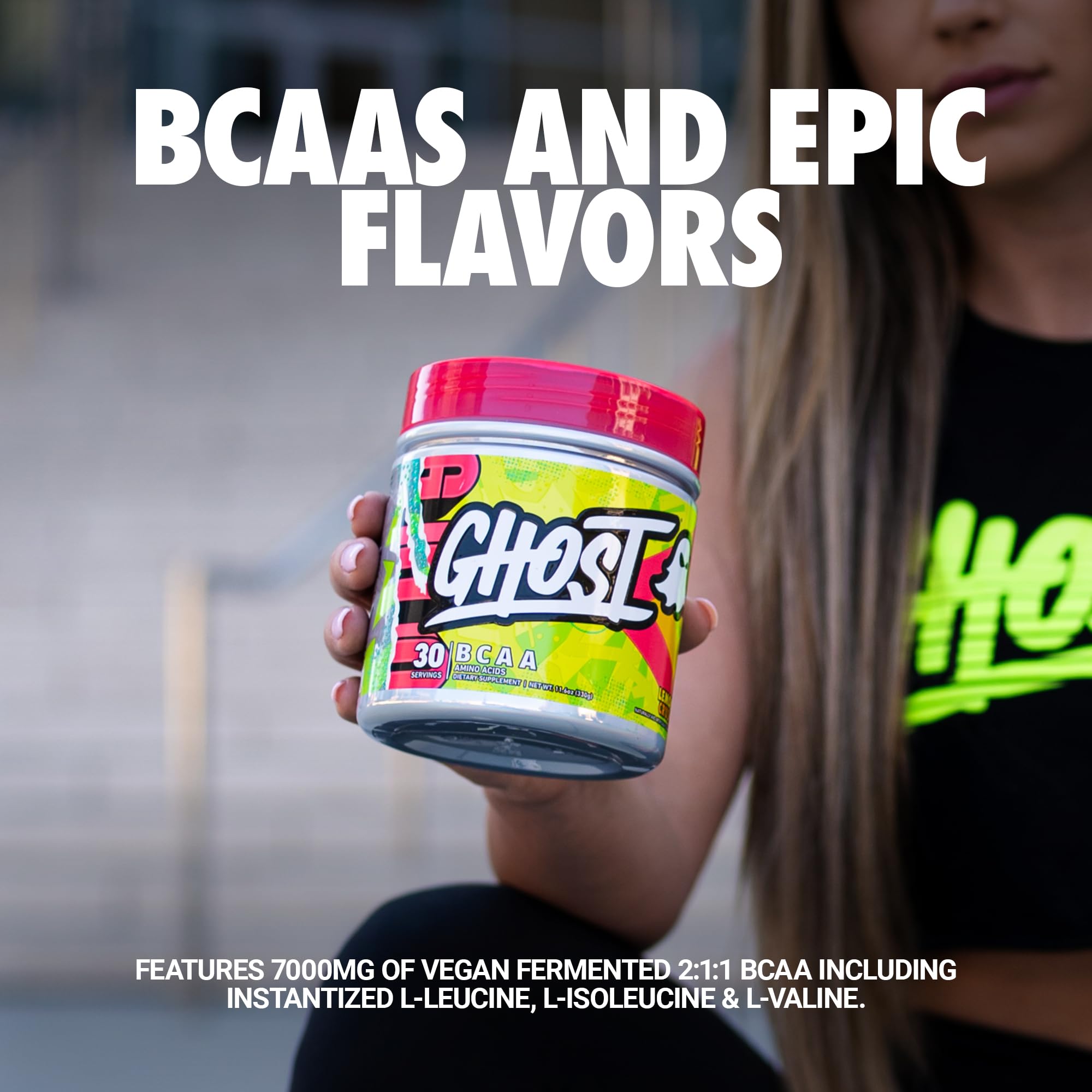 GHOST BCAA Lemon Crush 330g nutritional information