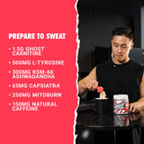 GHOST Burn Thermogenic Fat Burner 301g scoop