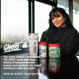 GHOST Glow capsules in a hand for size comparison