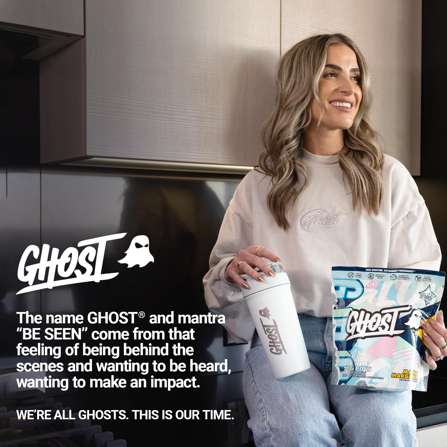 GHOST Glow Hydration Supplement Mango Margarita nutritional information