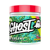 GHOST Greens Chlorella Supplement front view with Pink Lemonade flavour