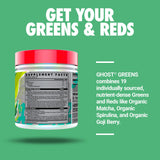 GHOST Greens Chlorella Supplement scoop with powder