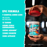 GHOST Intra BCAA Supplement 430g packaging with scoop