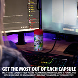 GHOST Multivitamin capsules in hand