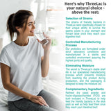 ght Global Health Trax ThreeLac Probiotic Capsules bottle with label