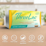 ght Global Health Trax ThreeLac Probiotic Capsules close-up of capsules