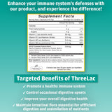 ght Global Health Trax ThreeLac Probiotic Capsules side view