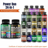 Gi.Da.Culture Shilajit and Sea Moss capsules side view