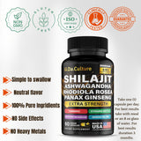 Gi.Da.Culture Shilajit Capsules lifestyle scene with natural background