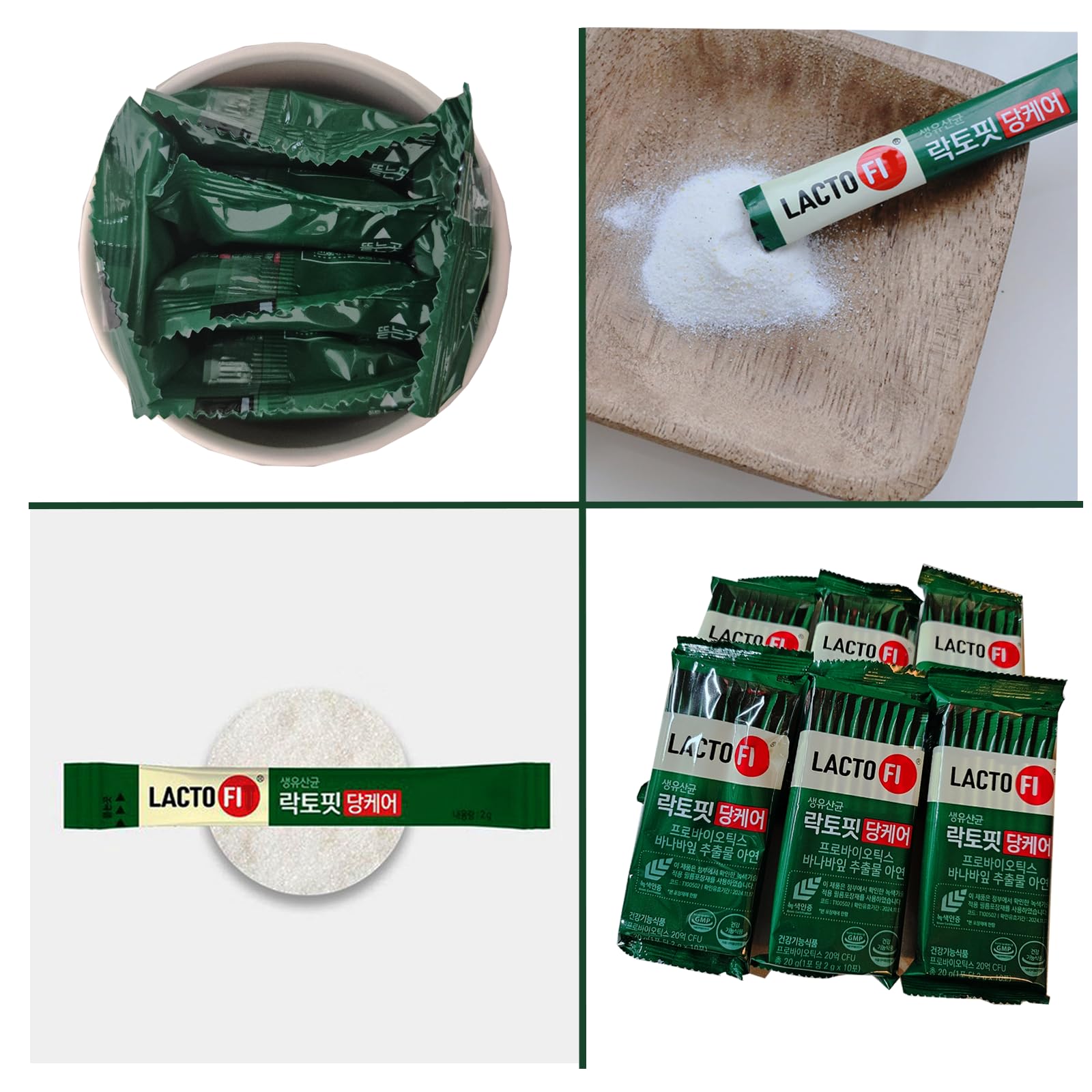 GIANANO Prebiotic Supplement stick pack in hand