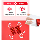 GIANANO Vitamin C & D Tablets individual packaging close-up
