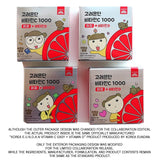GIANANO Vitamin C & D Tablets side view showing dosage instructions