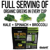Giant Sports International Bone Broth Plus Greens prepared soup