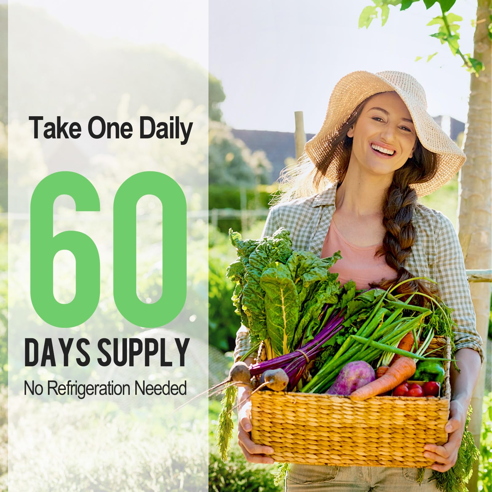 Gifinary Once Daily Probiotics 300 Billion CFU 60 Capsules packaging details
