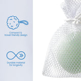 Ginger Lily Farms Shower Blast Mesh Bag in a gym setting