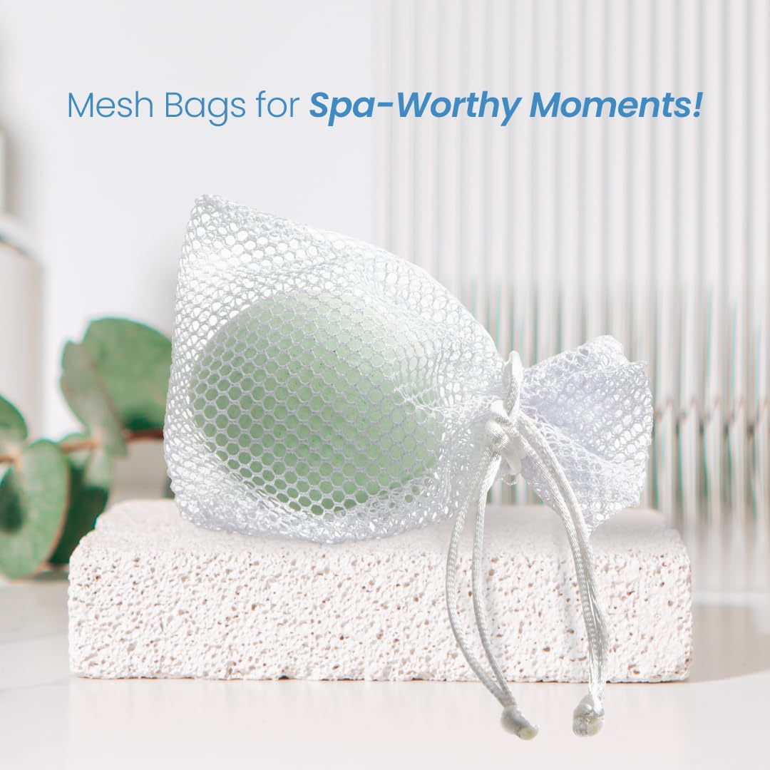 Ginger Lily Farms Shower Blast Mesh Bag side view