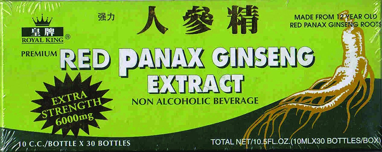 Ginseng Royal King Red Panax Ginseng Extract 6000mg bottle front view