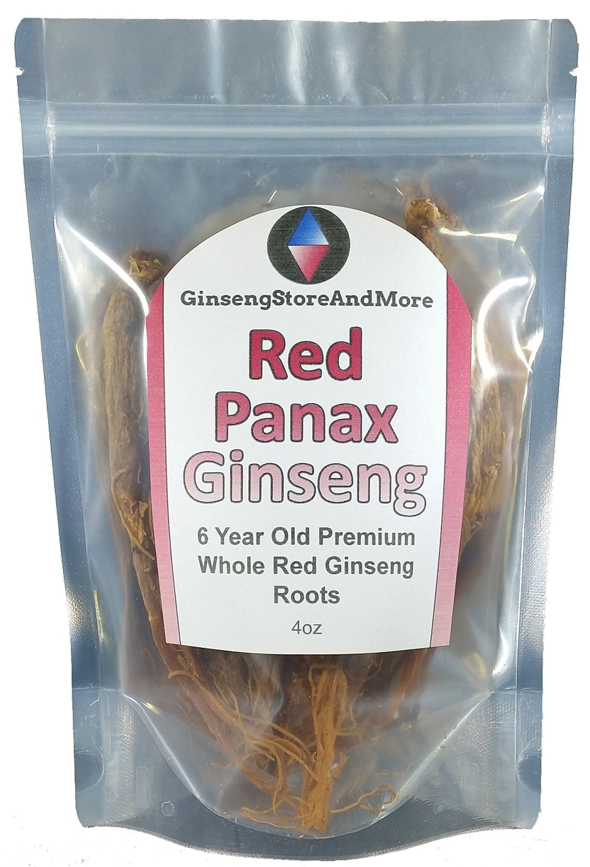 GinsengStoreAndMore Red Panax Ginseng whole roots front view