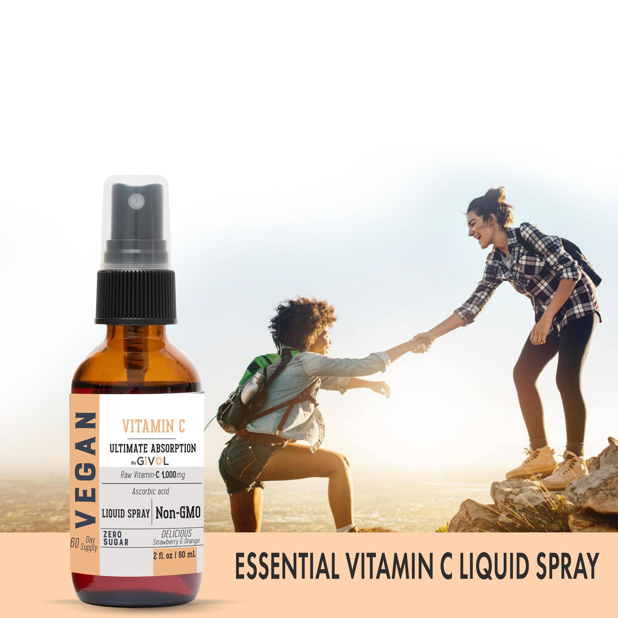 GIVOL Liquid Vitamin C Spray 1000mg lifestyle scene