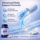 GizmoBox Nattokinase Supplement 10800 FU close-up of capsules