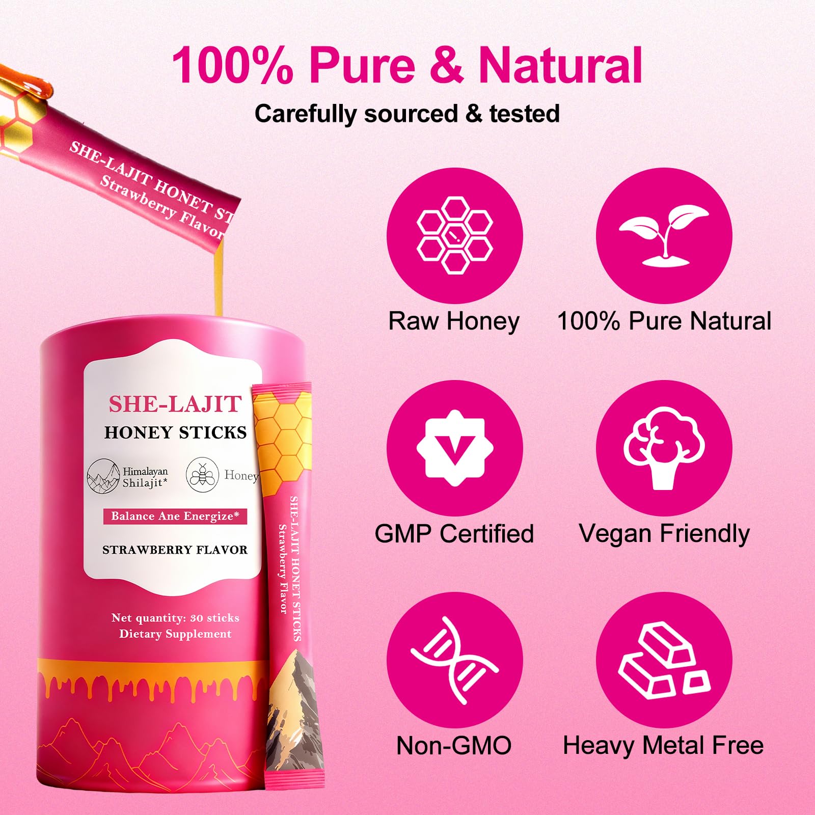 Glabrskise Shilajit Honey Sticks in a travel bag