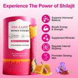 Glabrskise Shilajit Honey Sticks with herbal ingredients