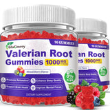 GlaGmrry Valerian Root Gummies 60 count bottle front view