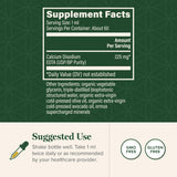 Global Healing Calcium Disodium 28g supplement side view