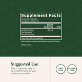 Global Healing Center Activated Charcoal Tablets side view
