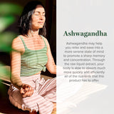 Global Healing Center Ashwagandha Drops bottle on a wooden table