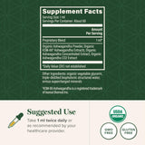 Global Healing Center Ashwagandha Drops side view showing label