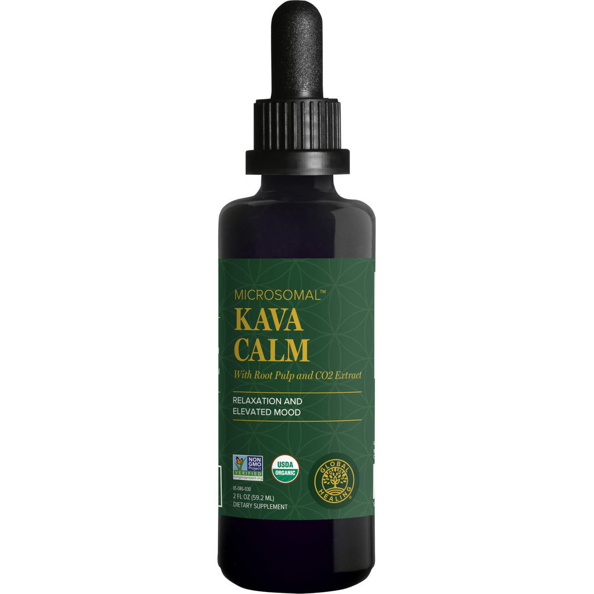 Global Healing Center Kava Calm Tincture front view