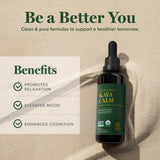 Global Healing Center Kava Calm Tincture ingredients close-up