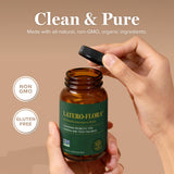 Global Healing Center Latero-Flora Probiotic Capsules close-up of capsules