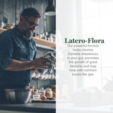 Global Healing Center Latero-Flora Probiotic Capsules side view