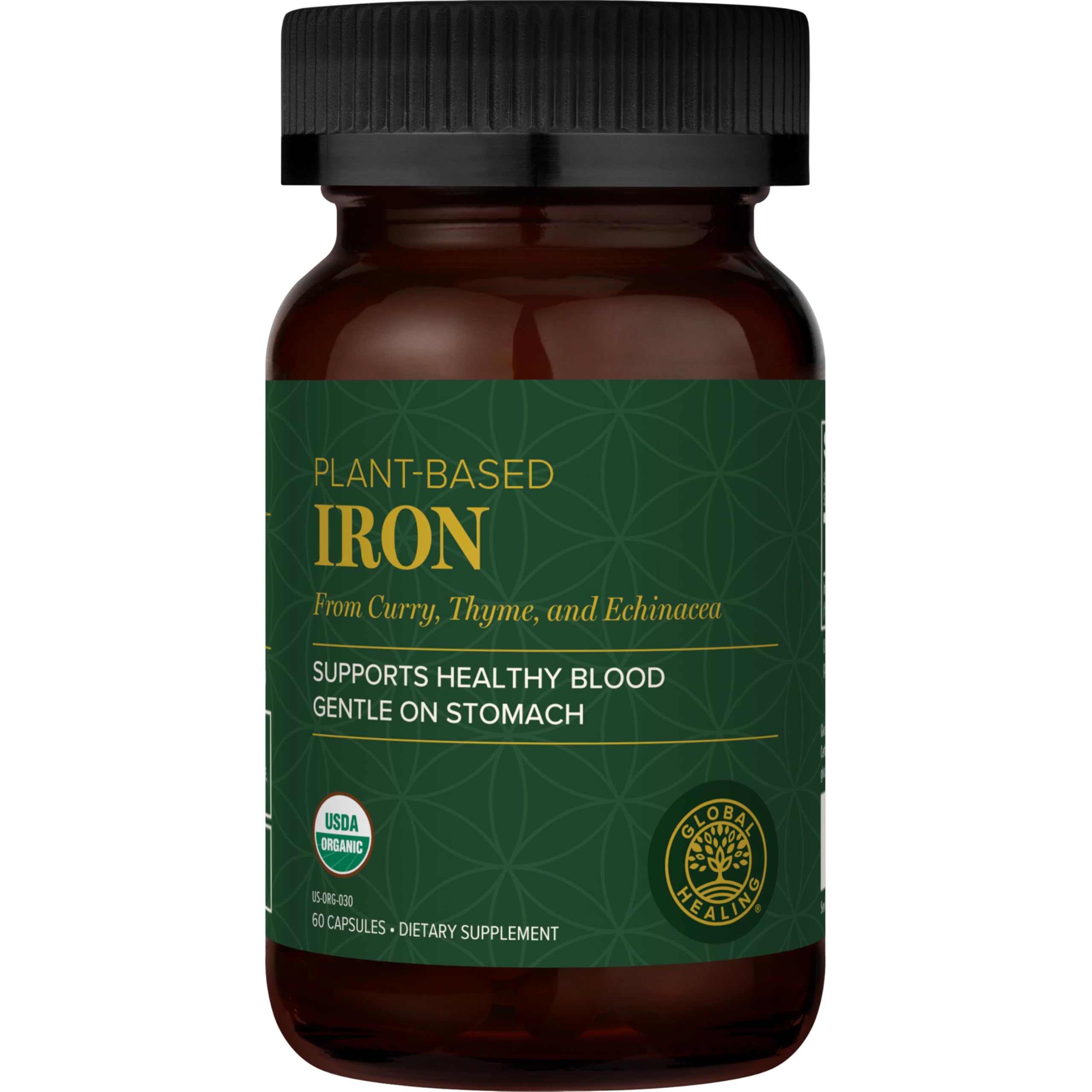 Global Healing Center Liquid Iron Supplement front view