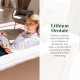 Global Healing Center Lithium Orotate 10mg capsules side view