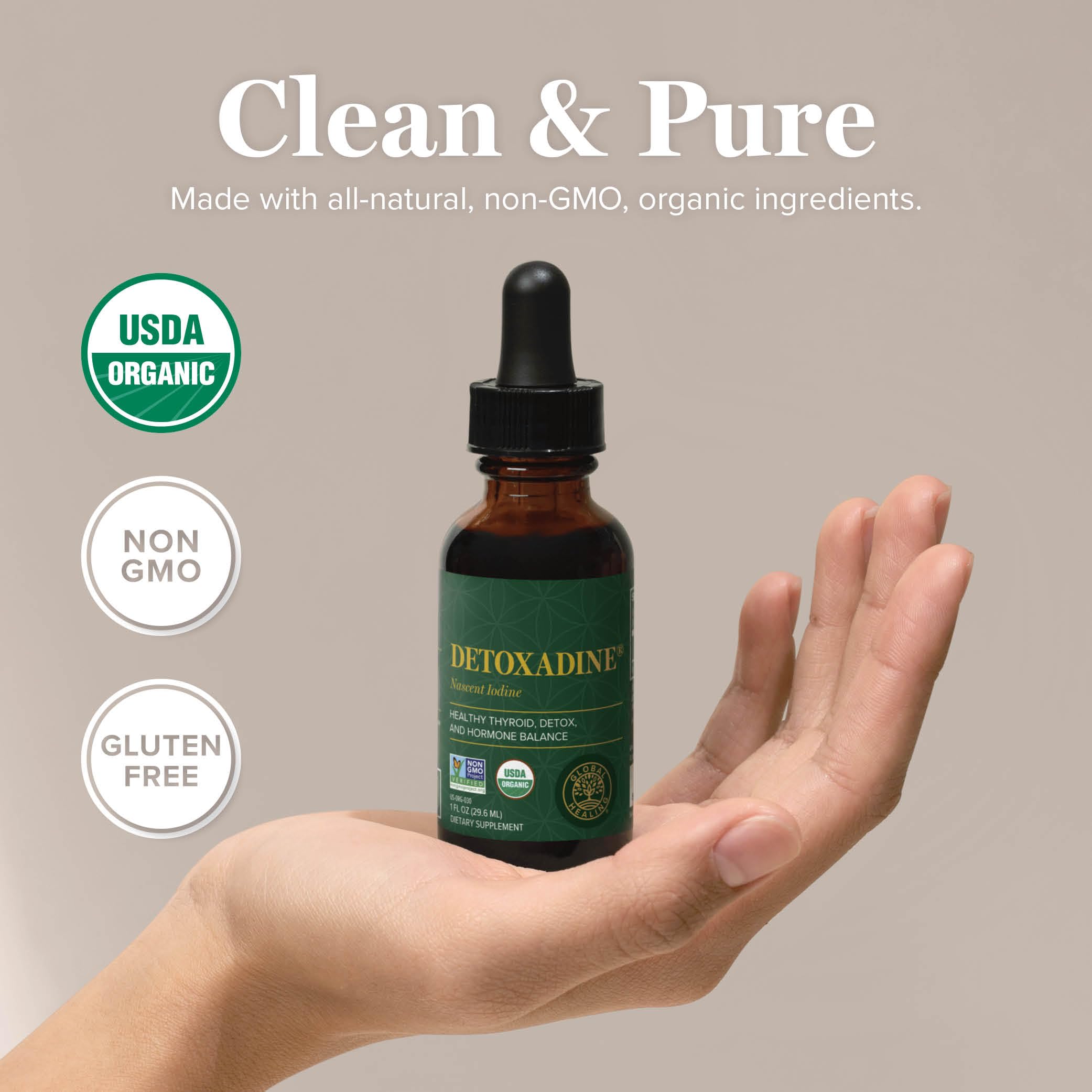Global Healing Center Nascent Iodine packaging