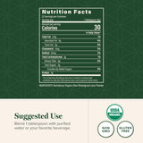 Global Healing Center Organic Wheatgrass Powder 179g packaging
