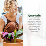 Global Healing Center Quercetin 250mg supplement bottle side view