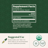 Global Healing Center Valerian Root Capsules side view