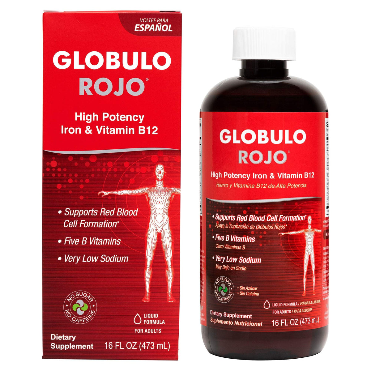 Globulo Rojo Iron Supplement 426g front view