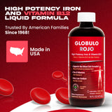 Globulo Rojo Iron Supplement 426g side view