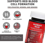 Globulo Rojo Iron Supplements opened bottle with tablets visible