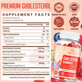 Glorithiventa Cholesterol Complex Gummies showing serving size