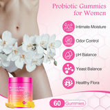 GlossLuxe Probiotic Gummies for Women side view