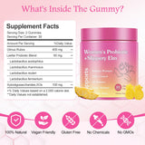 GlossLuxe Probiotic Gummies for Women tropical pineapple flavour