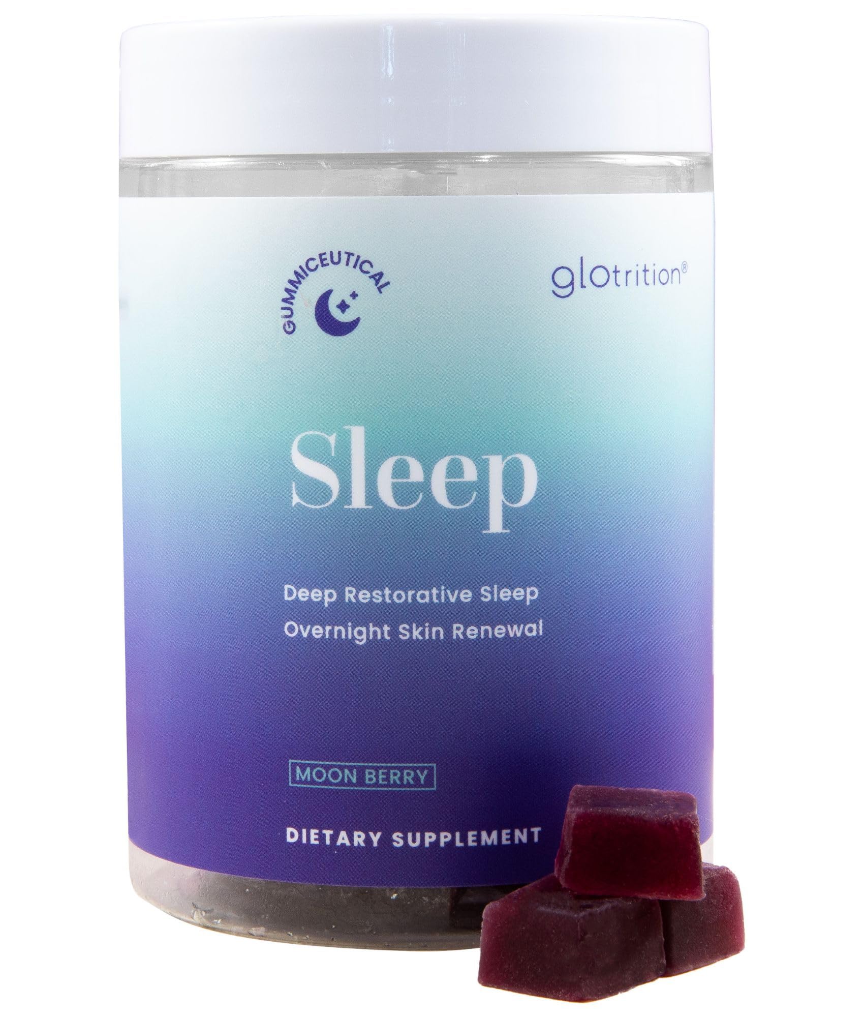 Glotrition Beauty Sleep Gummy front view packaging