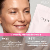 Glov Beauty Beef Liver Supplement for Women back view of packaging