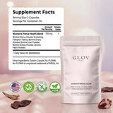 Glov Beauty Beef Liver Supplement for Women capsule close-up